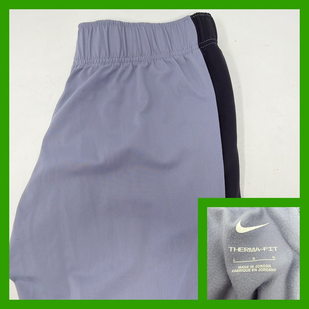Nike Running Pants Womens L Lavender Therma-FIT Colorblock DD6472-519